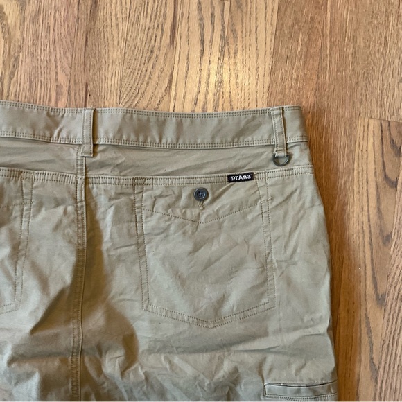 PRANA Porter Chino Shorts Sz 38 Standard Fit Brown Stretch 9” Inseam Khaki Hike - Picture 5 of 15